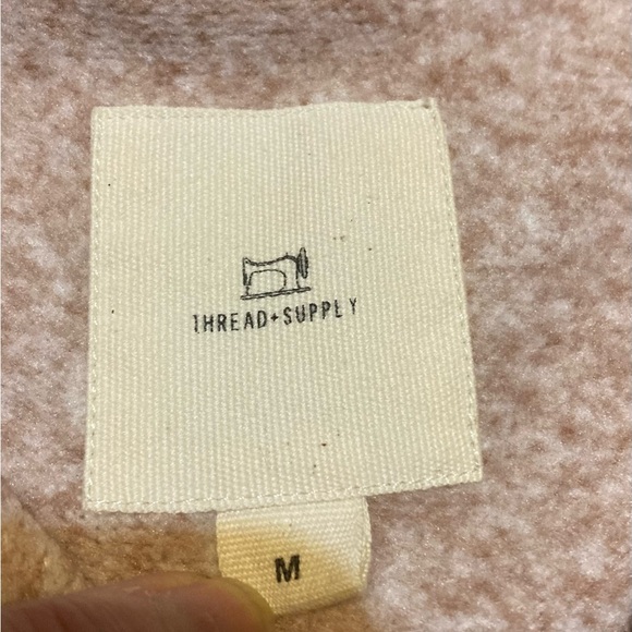 PreOwned Ladies Size M Thread-Supply 1/4 Zipper Pullover Sweatshirt - Picture 8 of 16